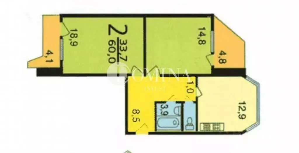 2-к кв. Москва Бескудниковский проезд, 4к1 (60.0 м) - Фото 1