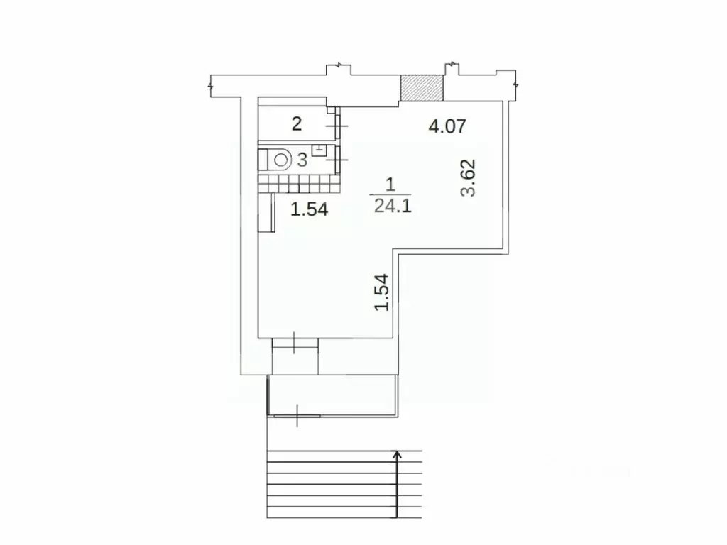 Помещение свободного назначения в Москва ул. Мастеркова, 3 (32 м) - Фото 2