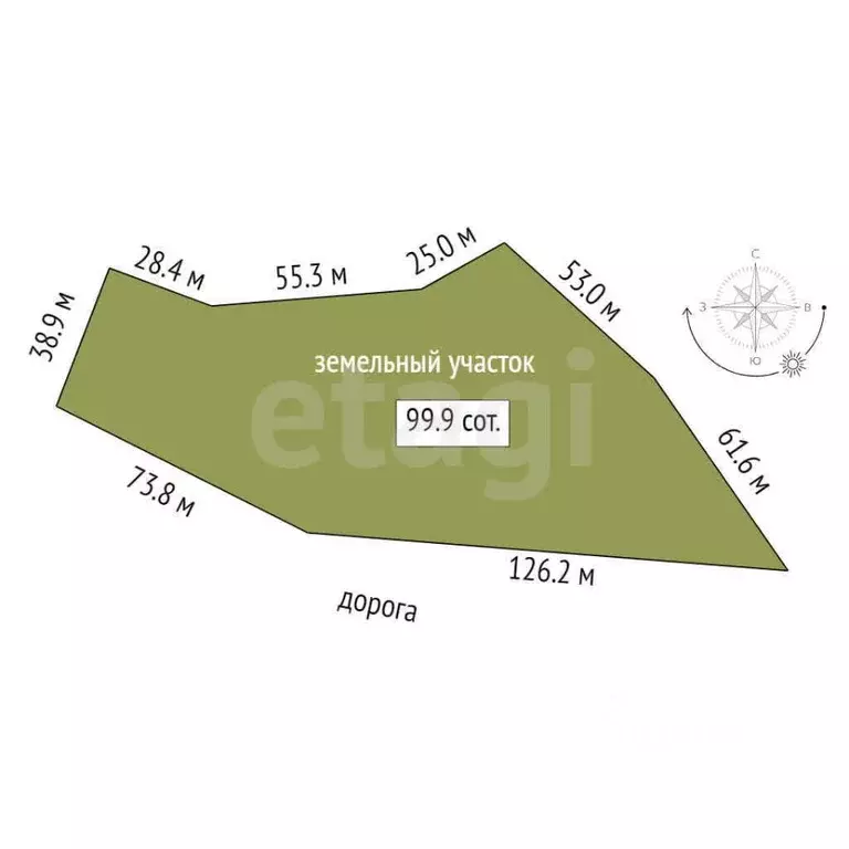 Участок в Тюменская область, Тюменский муниципальный округ, с. Борки  ... - Фото 1