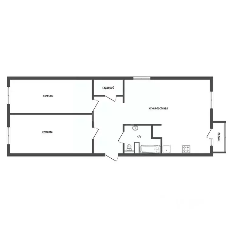 3-к кв. Башкортостан, Уфа ул. Булата Имашева, 12 (76.8 м) - Фото 2