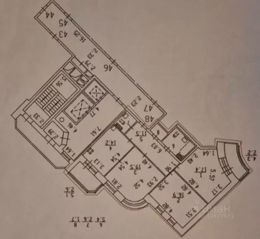 3-к кв. Санкт-Петербург Бухарестская ул., 118 (89.2 м) - Фото 2