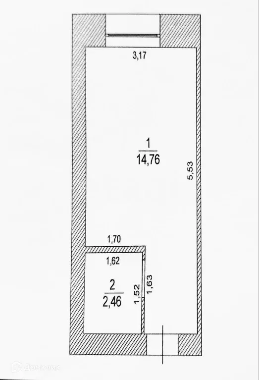 Продаётся квартира-студия, 17.5 м - Фото 1