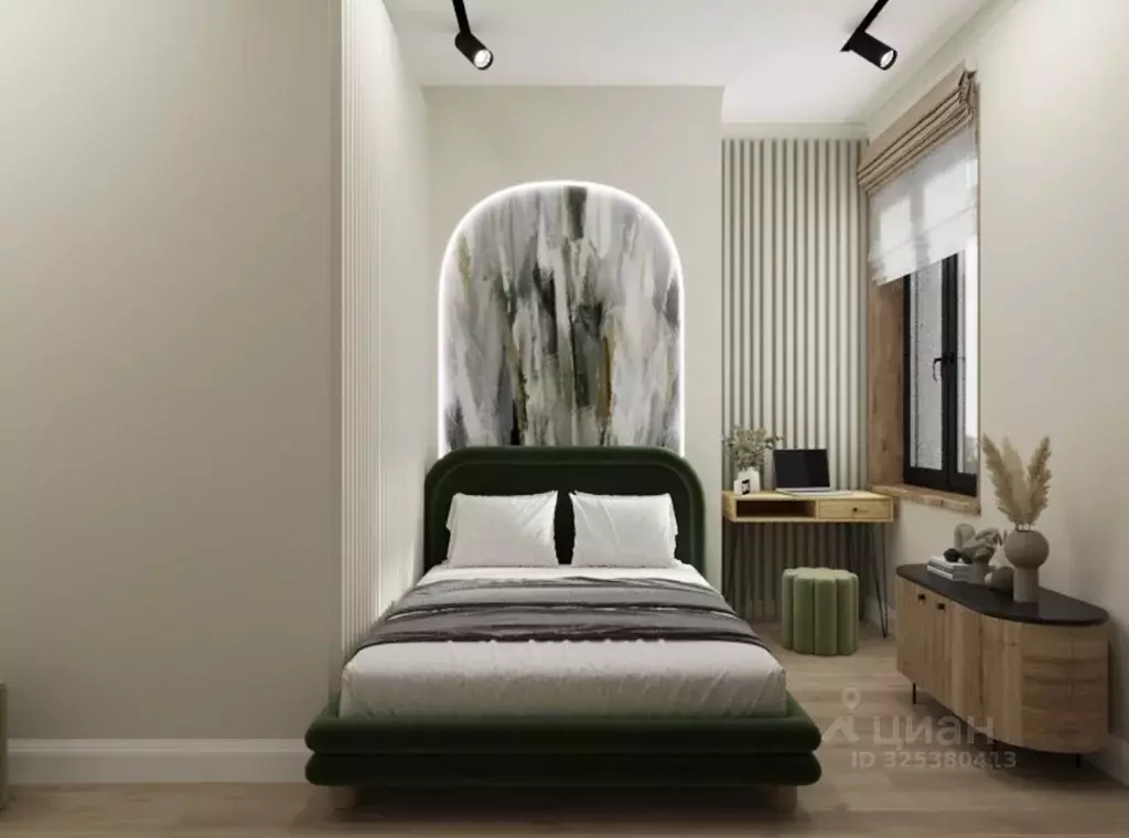 Студия Москва ул. Зои и Александра Космодемьянских, 36А (25.5 м) - Фото 1