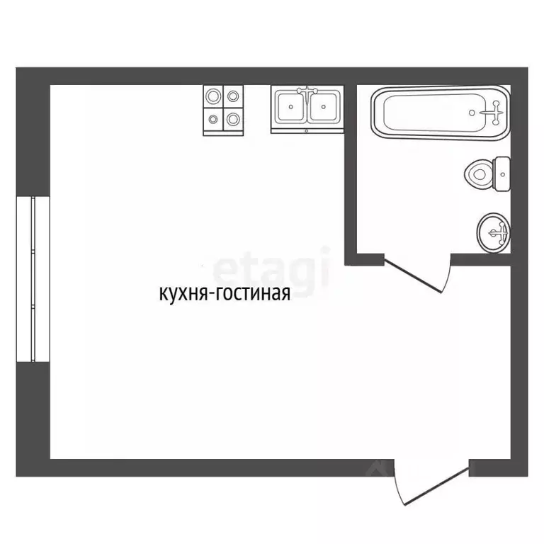 Студия Краснодарский край, Анапа муниципальный округ, с. Супсех ул. ... - Фото 2