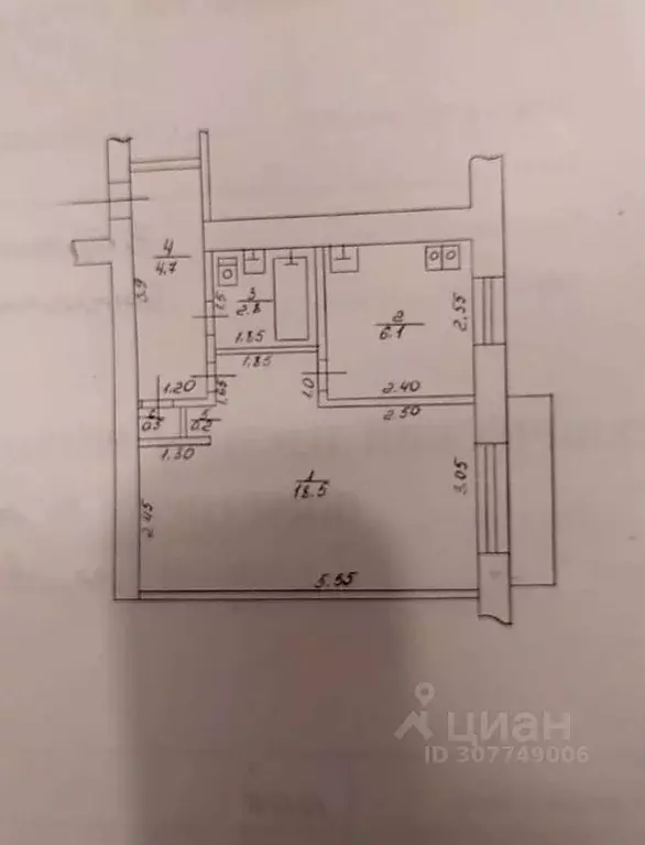 Комната Краснодарский край, Новороссийск просп. Ленина, 34 - Фото 0