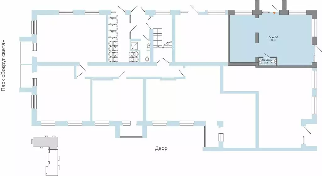 Помещение свободного назначения (62 м) - Фото 1