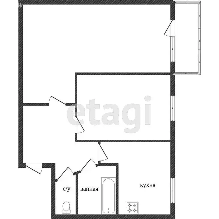 2-комнатная квартира: Нижний Тагил, улица Зари, 37 (43.6 м) - Фото 0