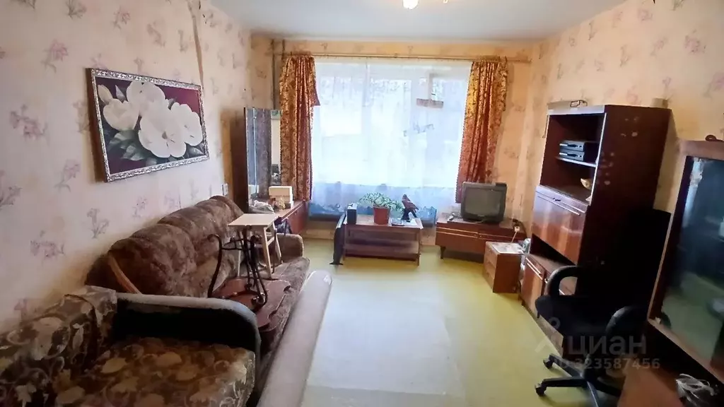 1-к кв. Ленинградская область, Тихвинский район, пос. Цвылево 44 (37.0 ... - Фото 1