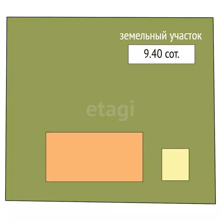 Участок в село Лесное, Совхозная улица (9.4 м) - Фото 1