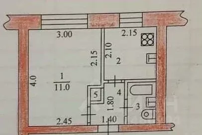 1-к кв. Татарстан, Казань ул. Дементьева, 33А (20.3 м) - Фото 1