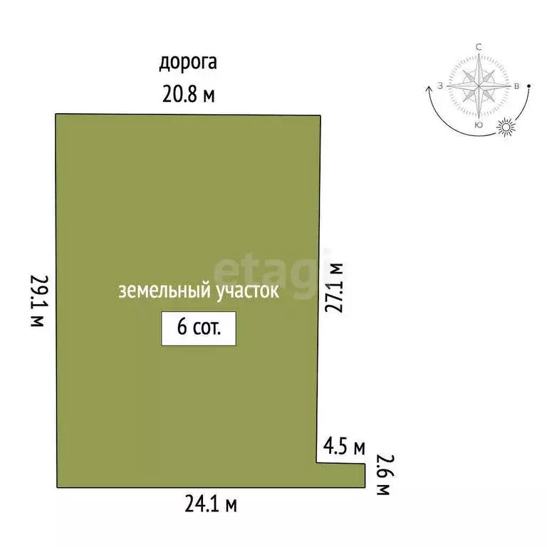 Участок в Урожайновское сельское поселение, ОК СТ Крымсовхозвинпром (6 ... - Фото 1