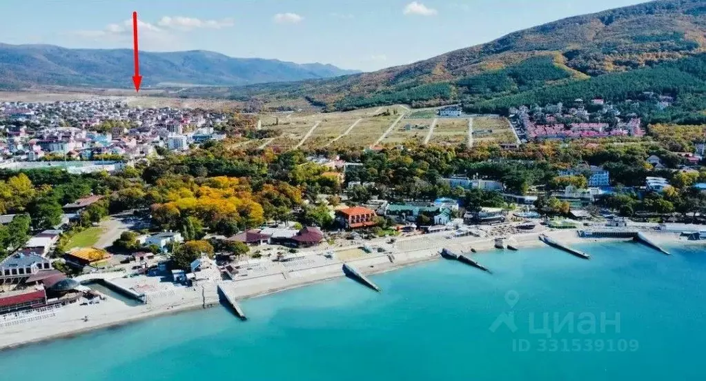 Участок в Краснодарский край, Геленджик городской округ, с. Кабардинка ... - Фото 1