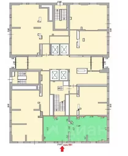 Помещение свободного назначения в Москва ул. Академика Павлова, 38к1 ... - Фото 2