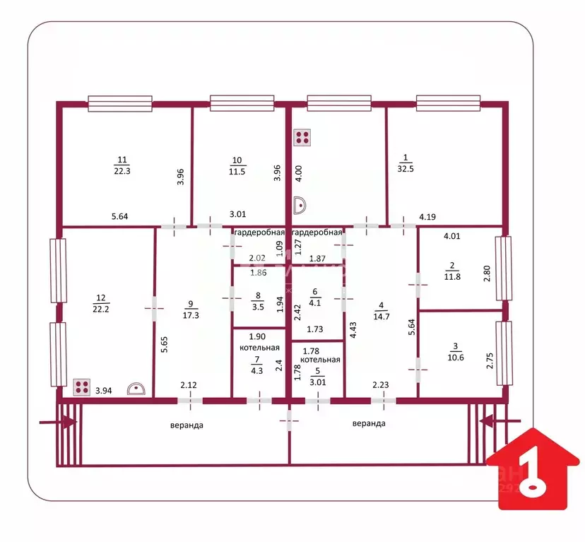 Дом в Омская область, Омский район, Богословское с/пос, с. ... - Фото 2