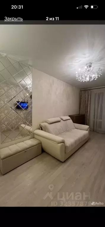 Студия Санкт-Петербург ул. Оптиков, 34К1 (28.0 м) - Фото 2