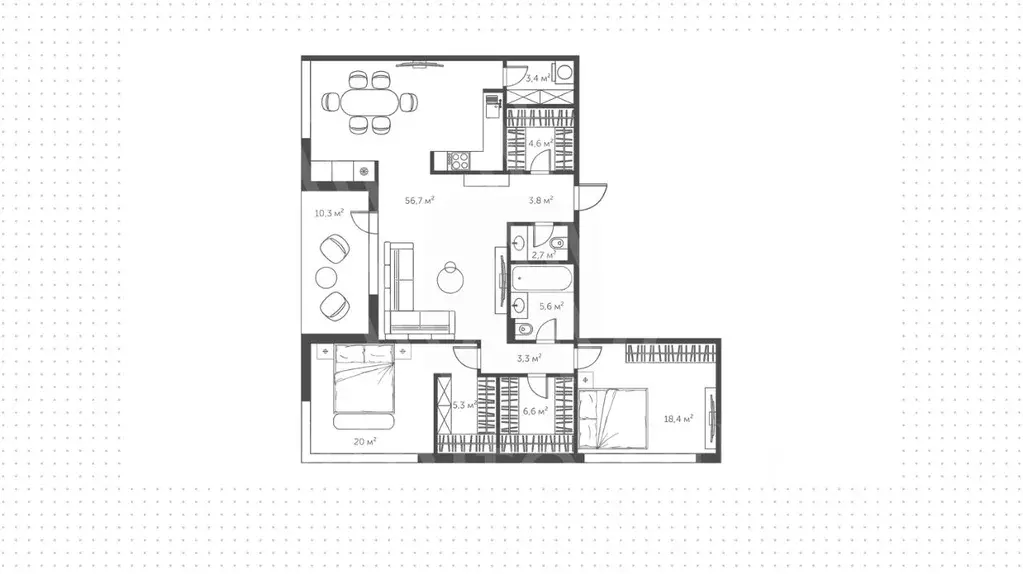 3-к кв. Московская область, Красногорск ул. Согласия, 16 (80.0 м) - Фото 1