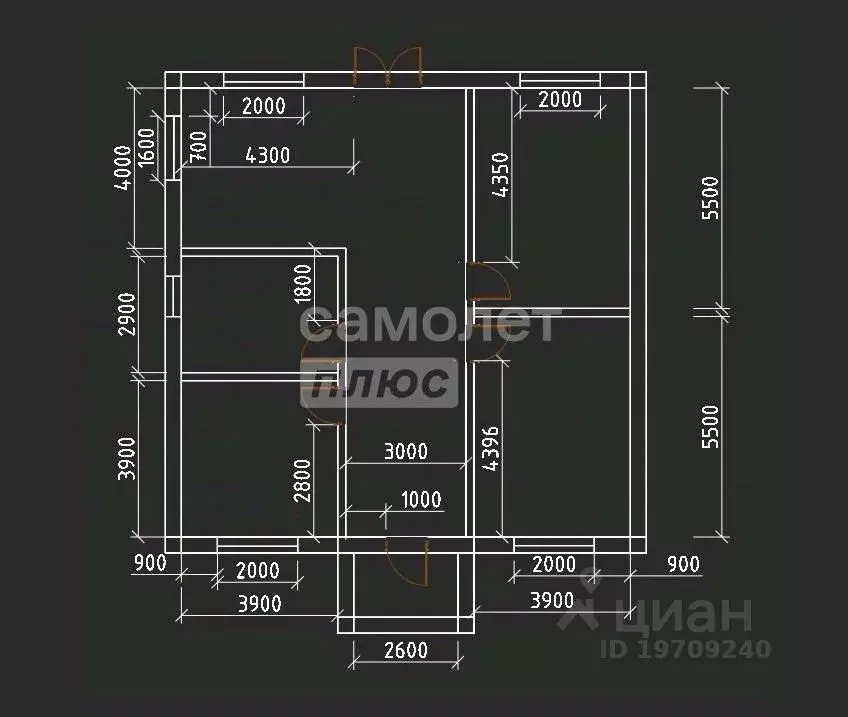 Дом в Курская область, Октябрьский район, Большедолженковский ... - Фото 2