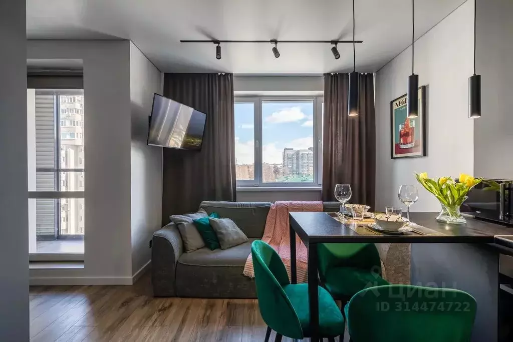 1-к кв. Татарстан, Казань ул. Новаторов, 8Б (37.0 м) - Фото 1