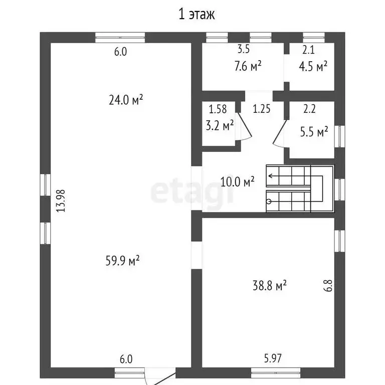 Дом в хутор Ленинаван, улица Карелина (453.1 м) - Фото 1