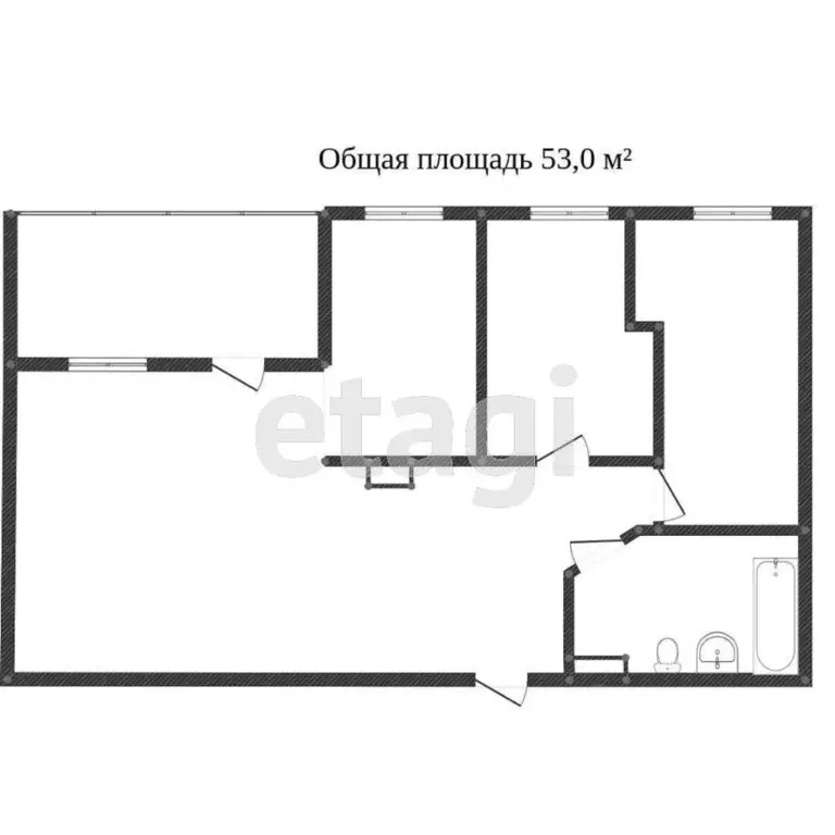 2-к кв. Москва ул. Академика Скрябина, 26К2 (45.0 м) - Фото 1