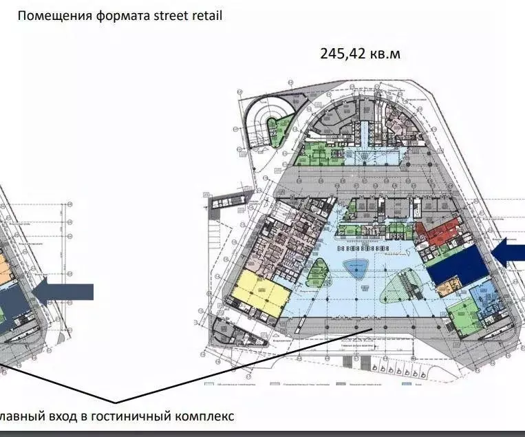 Помещение свободного назначения в Москва ул. Вильгельма Пика, 16 (245 ... - Фото 1