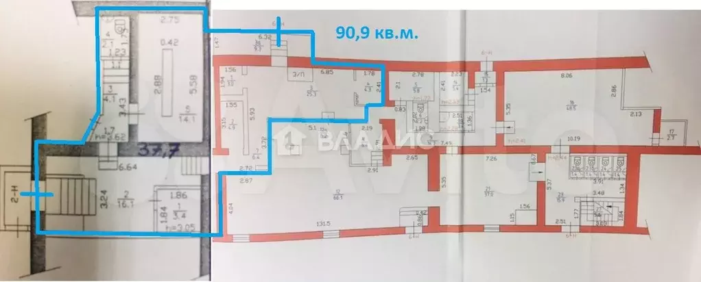 Сдам помещение свободного назначения, 90.9 м - Фото 1