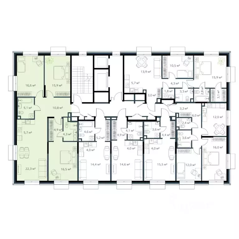 4-к кв. Приморский край, Владивосток Дом на Востоке жилой комплекс, ... - Фото 2