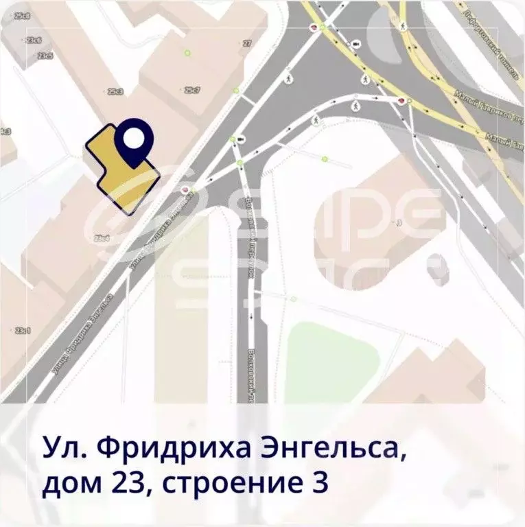 Помещение свободного назначения в Москва ул. Фридриха Энгельса, 23С1 ... - Фото 0