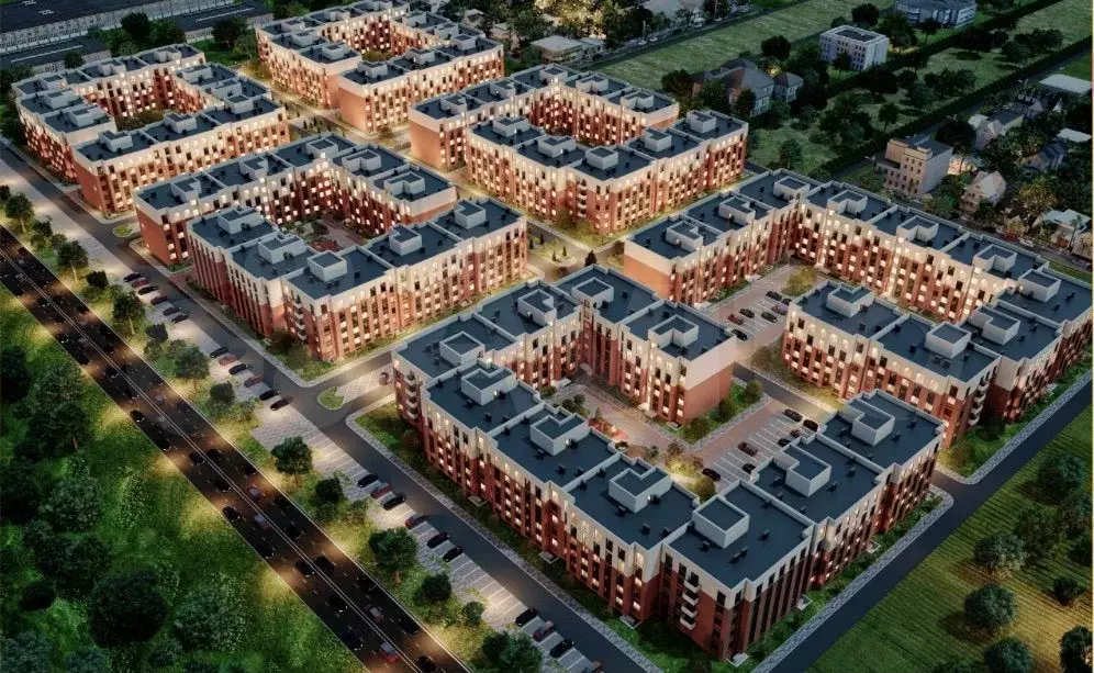Квартира-студия, 33,6 м, 3/5 эт. - Фото 0