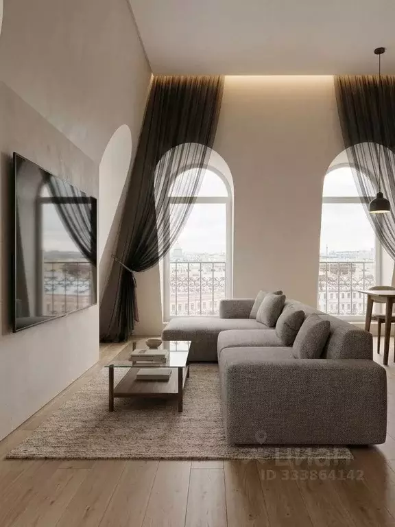 2-к кв. Татарстан, Казань ул. Касаткина, 11 (70.0 м) - Фото 1