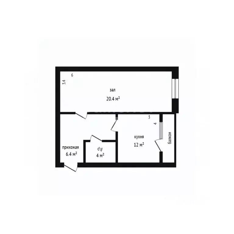 1-к кв. Дагестан, Дербент пер. Карла Маркса, 57 (40.0 м) - Фото 2