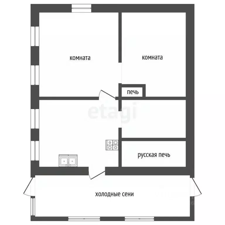 Дом в Калужская область, Барятинский муниципальный округ, Асмолово ... - Фото 2