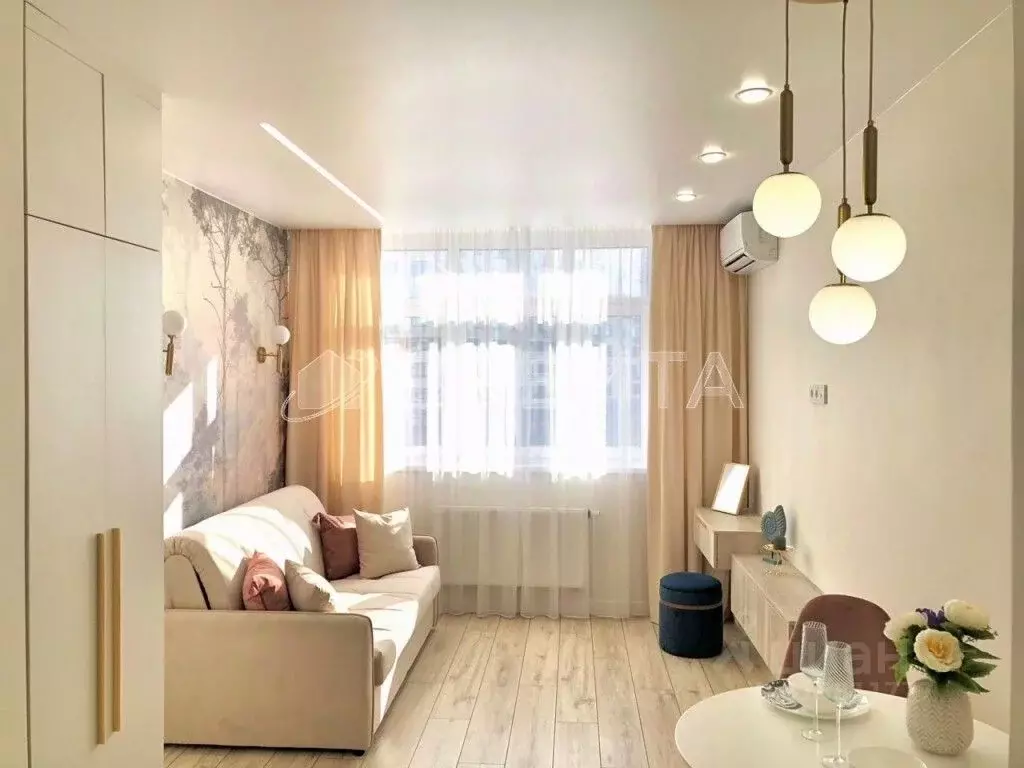 Студия Тюменская область, Тюмень ул. Первооткрывателей, 14 (26.0 м) - Фото 1