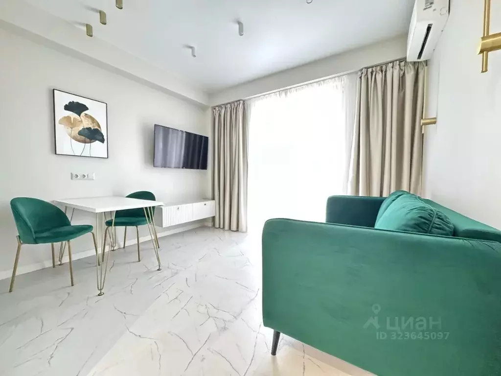 Студия Краснодарский край, Сочи ул. Тимирязева, 34Б (28.0 м) - Фото 1