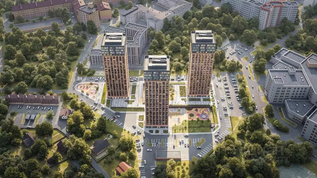 2-к кв. Нижегородская область, Нижний Новгород KM Печерский жилой ... - Фото 2