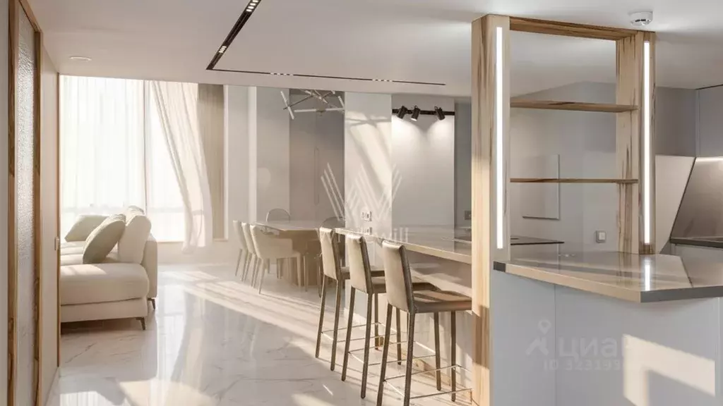 3-к кв. Москва ул. 3-я Ямского Поля, 9 (208.0 м) - Фото 2