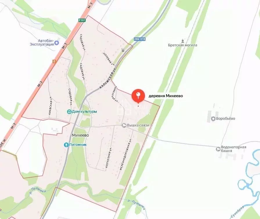 Участок в Калужская область, Малоярославецкий муниципальный округ, ... - Фото 1