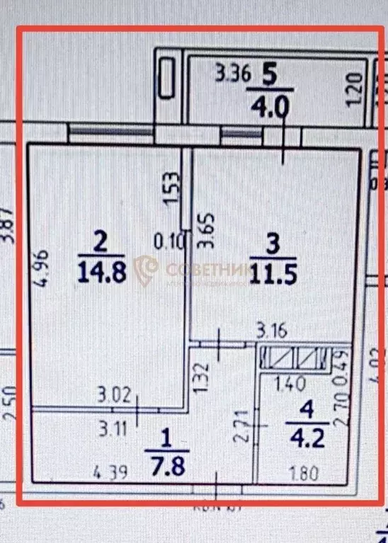 1-к кв. Краснодарский край, Краснодар Черкасская ул., 71/1к1 (38.3 м) - Фото 1