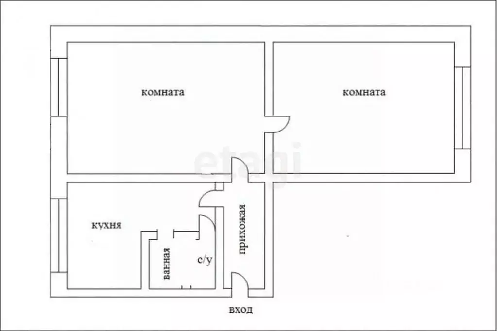 2-к кв. Тульская область, Богородицк Западный мкр, 17 (48.0 м) - Фото 1