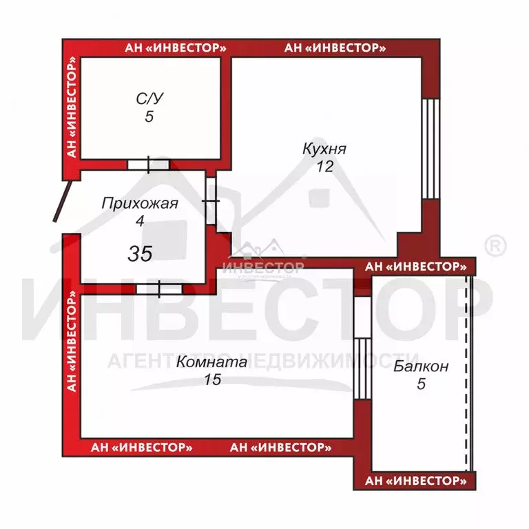 1-комнатная квартира: Челябинск, улица Академика Макеева, 36 (36.5 м) - Фото 1