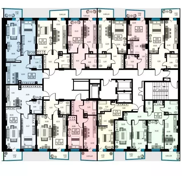 1-к кв. Ростовская область, Ростов-на-Дону ул. Ларина, 45с11 (39.42 м) - Фото 1