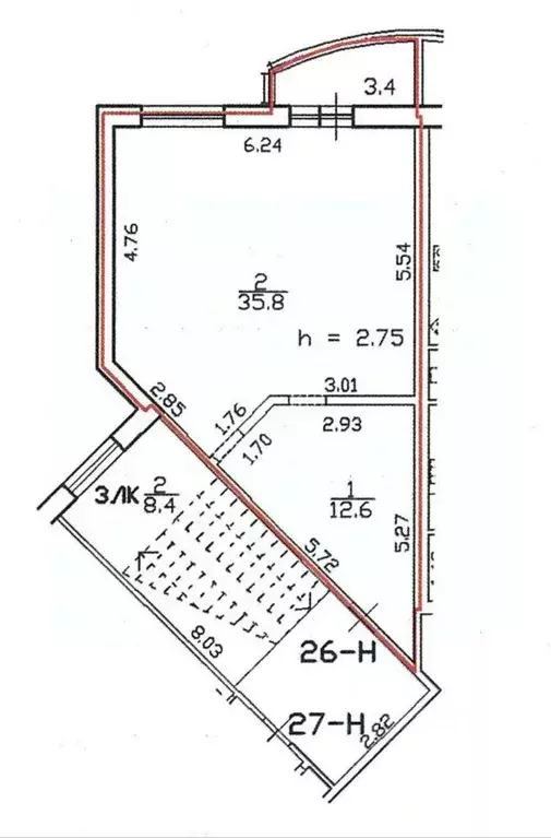 Помещение свободного назначения в Санкт-Петербург Гражданский просп., ... - Фото 1