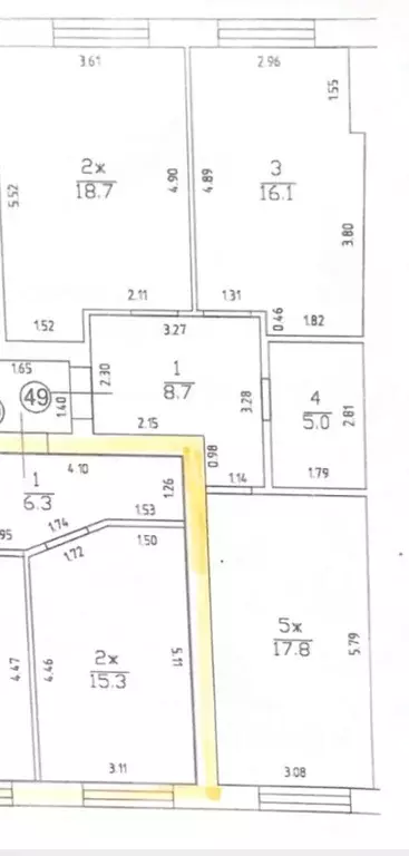 2-к кв. Калининградская область, Калининград Красносельская ул., 31А ... - Фото 2