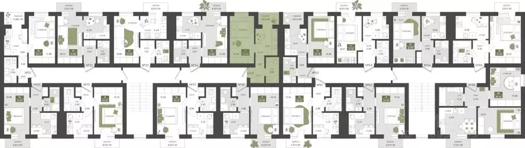 1-к кв. Калининградская область, Гурьевск  (22.89 м) - Фото 2