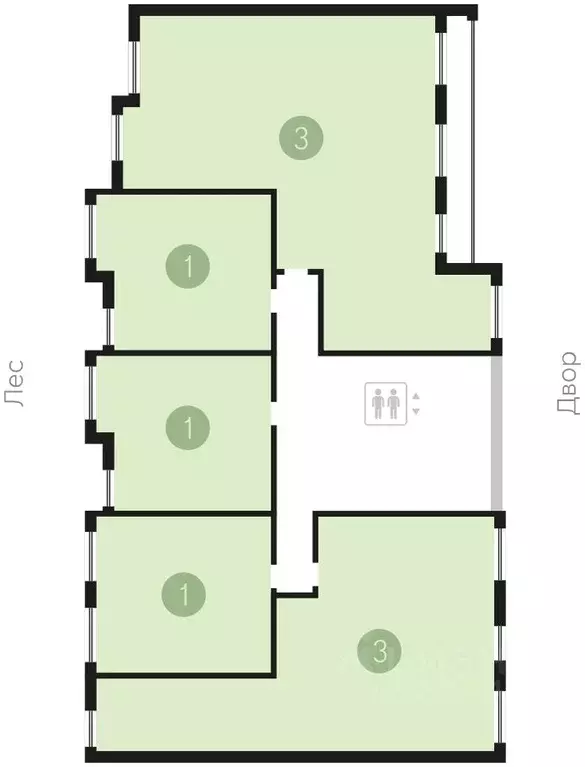 3-к кв. Ханты-Мансийский АО, Сургут Игоря Киртбая ул., 30 (115.76 м) - Фото 1