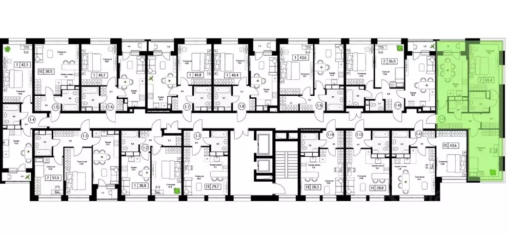 2-к кв. Московская область, Пушкино Пушкино Град жилой комплекс, к2 ... - Фото 2