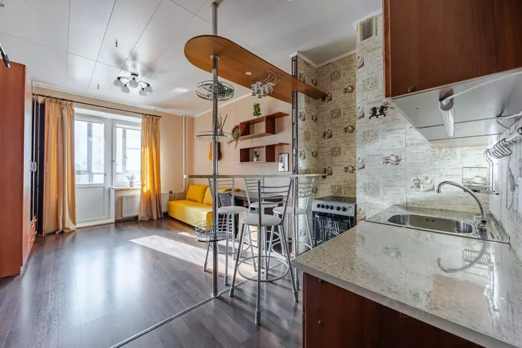 Студия Санкт-Петербург ул. Брянцева, 13к1 (25.8 м) - Фото 2