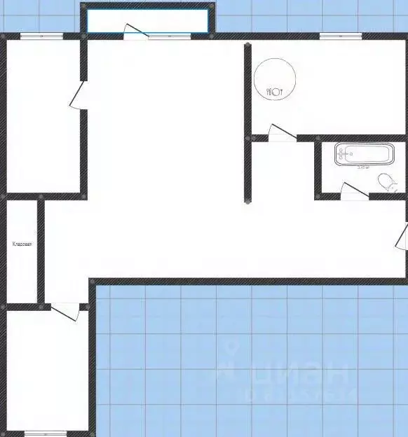 3-к кв. Иркутская область, Ангарск 10-й мкр, 40 (57.1 м) - Фото 2