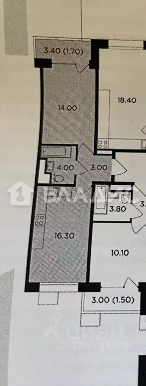 1-к кв. Московская область, Мытищи просп. Астрахова, 1к3 (37.5 м) - Фото 1