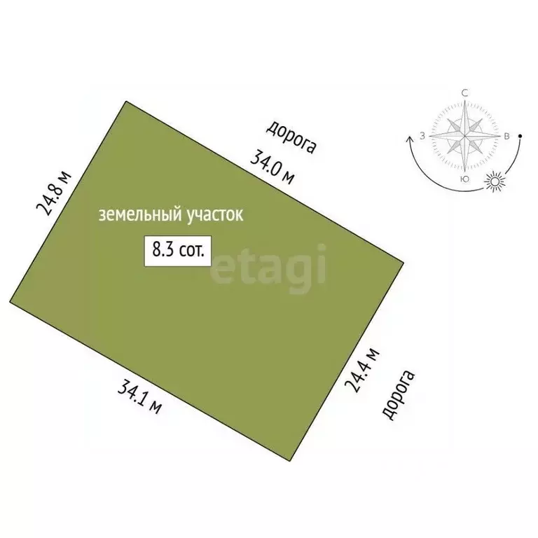 Участок в Тюменская область, Тюменский муниципальный округ, с. ... - Фото 2